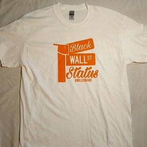 Black wall street status Tee